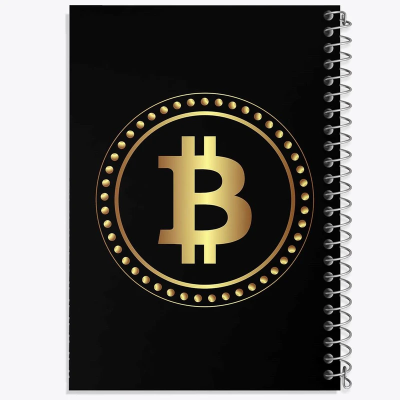 دفتر نت موسیقی 50 برگ خندالو مدل ارز دیجیتال بیت کوین کد 10866