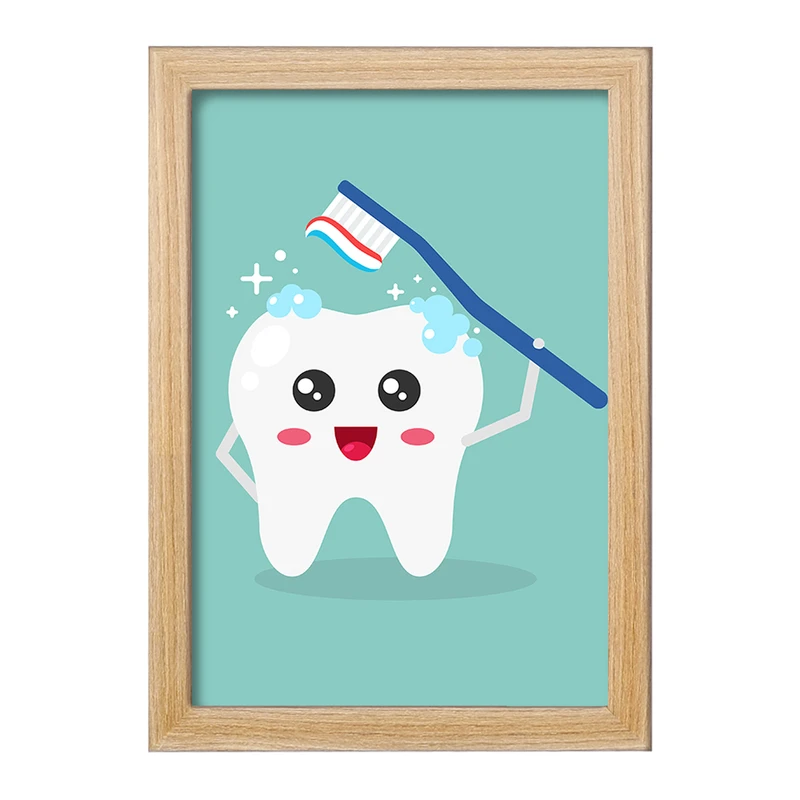 تابلو خندالو مدل دندان و دندان پزشکی کودکانه کد 36695