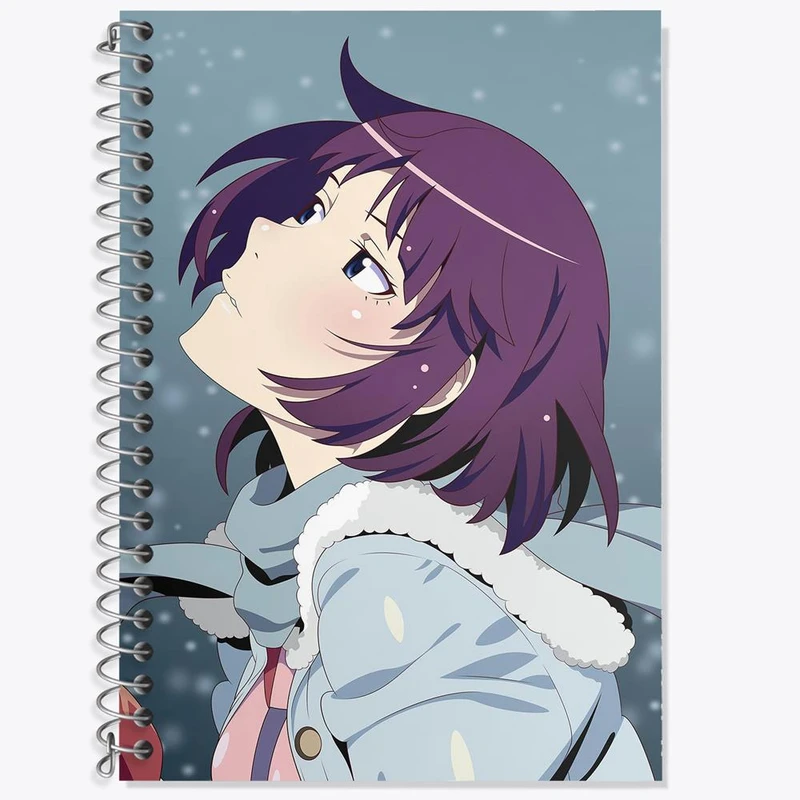 دفتر زبان 50 برگ خندالو مدل سه خط طرح سنجو گاهارا انیمه مونوگاتاری کد 16185