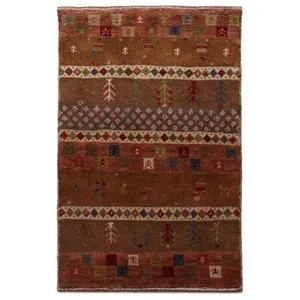 گبه دستبافت نیم متری طوفان کد 656225112