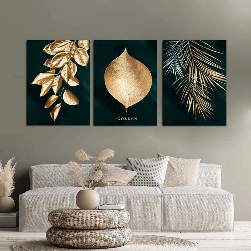 تابلو شاسی بکلیت طرح برگ مدل SH-341 مجموعه 3 عددی