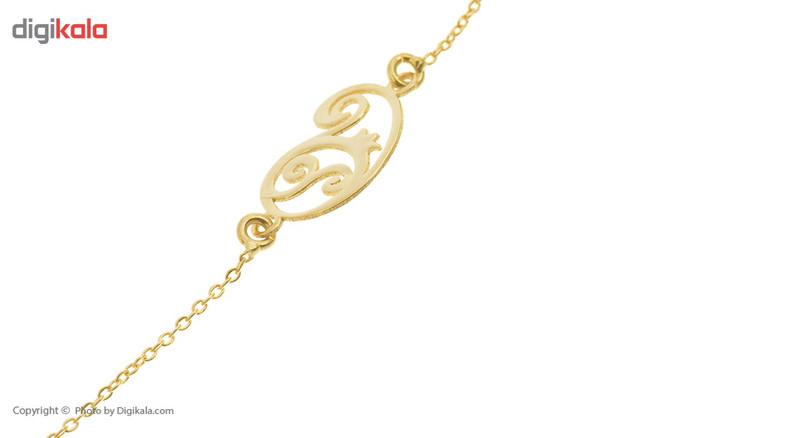 پابند طلا 18 عیار رزا مدل AK13