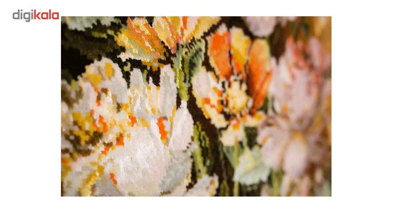 تابلو فرش دستباف سرزمین فرش طرح گل رز کد 207027 main 1 3
