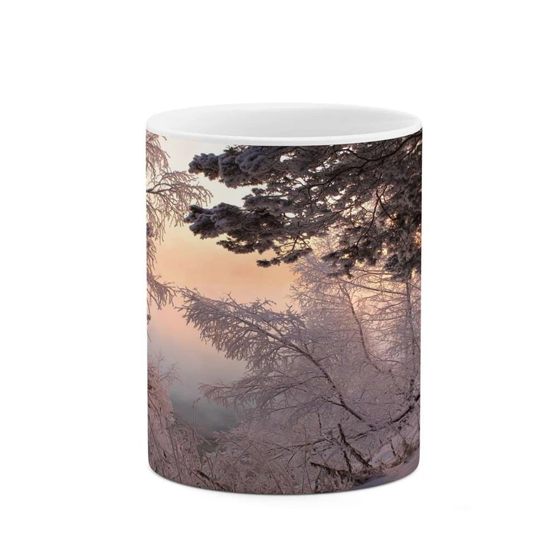 ماگ کاکتی مدل منظره برفی کد mgh15022