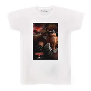 تی شرت بچگانه پرمانه طرح اژدها سواران کد pmt.3962