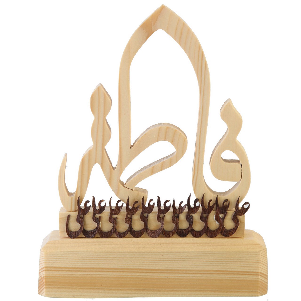 تندیس چوبی خوشنویسی رعد الغدیر کد 601028