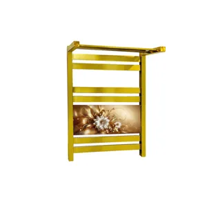 رادیاتور حوله خشک کن استیل هاتیپس مدل عکس داره یه طبقه سایز 50*80 سانتی متر