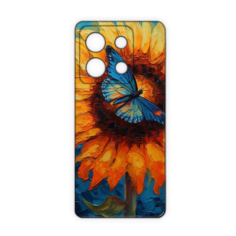 کاور مدل گل و پروانه  کد 365 مناسب برای گوشی موبایل شیائومی Redmi Note 13 Pro 4G / M6 Pro 4G