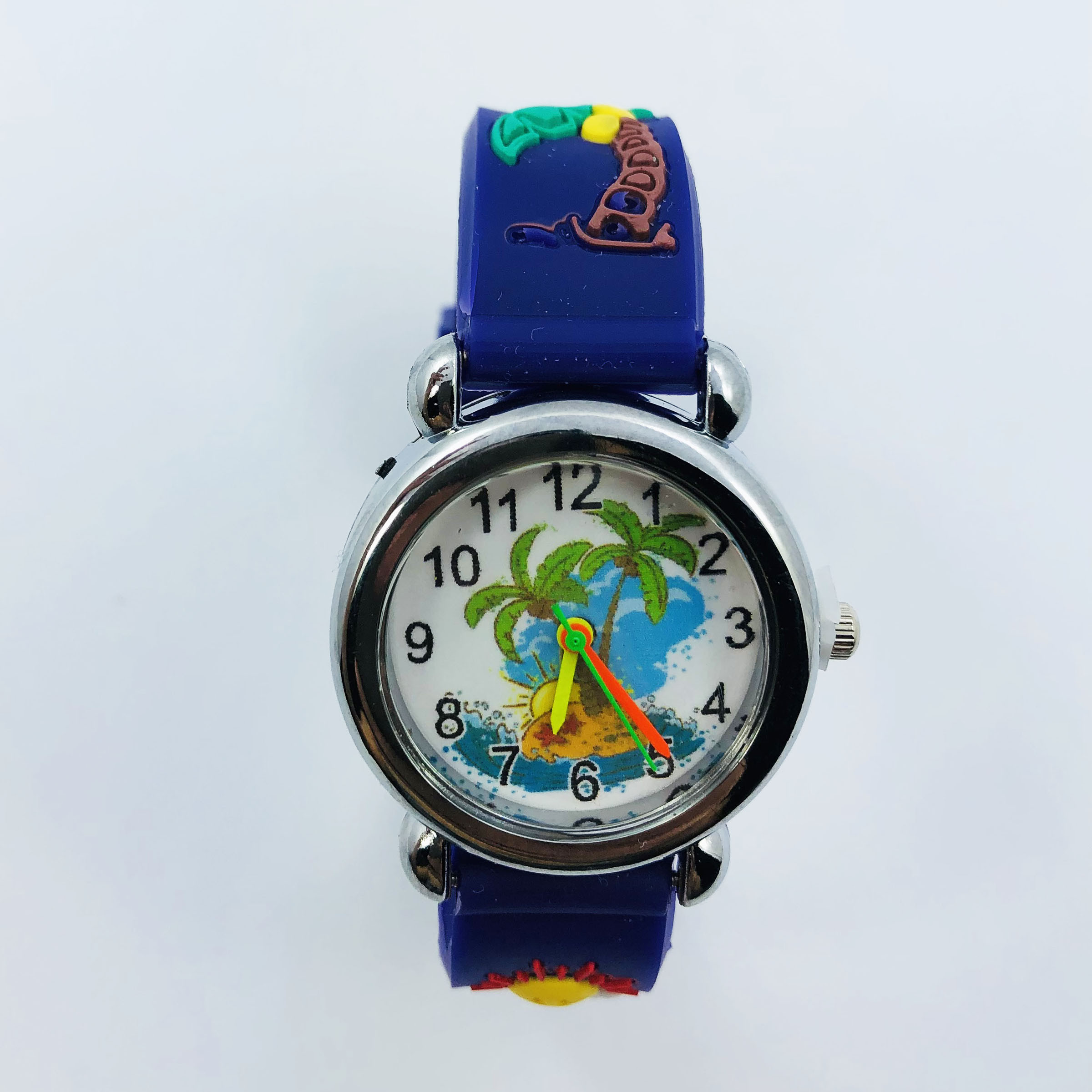 ساعت مچی عقربه ای بچگانه مدل جزیره ساعت مچی عقربه ای بچگانه مدل جزیره