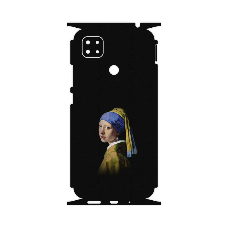 برچسب پوششی ماهوت مدل Girl with a Pearl Earring of Vermeer-FullSkin مناسب برای گوشی موبایل شیائومی Poco C31