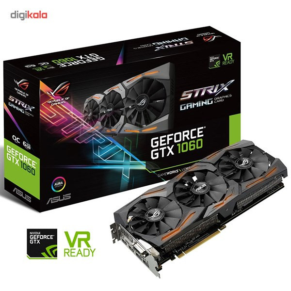 کارت گرافیک ایسوس مدل ROG STRIX-GTX1060-6G-GAMING 3