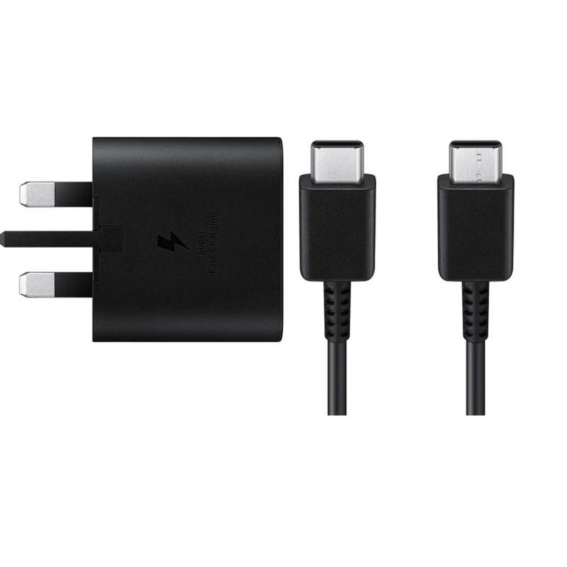 شارژر دیواری 25 وات مدل EP-TA800SAM به همراه کابل تبدیل USB-C طول 1 متر