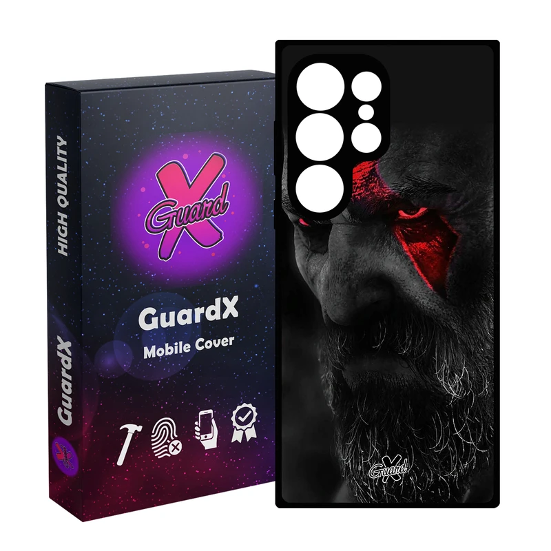 کاور گارد ایکس طرح God of War مدل 10349 مناسب برای گوشی موبایل سامسونگ Galaxy S25 Ultra