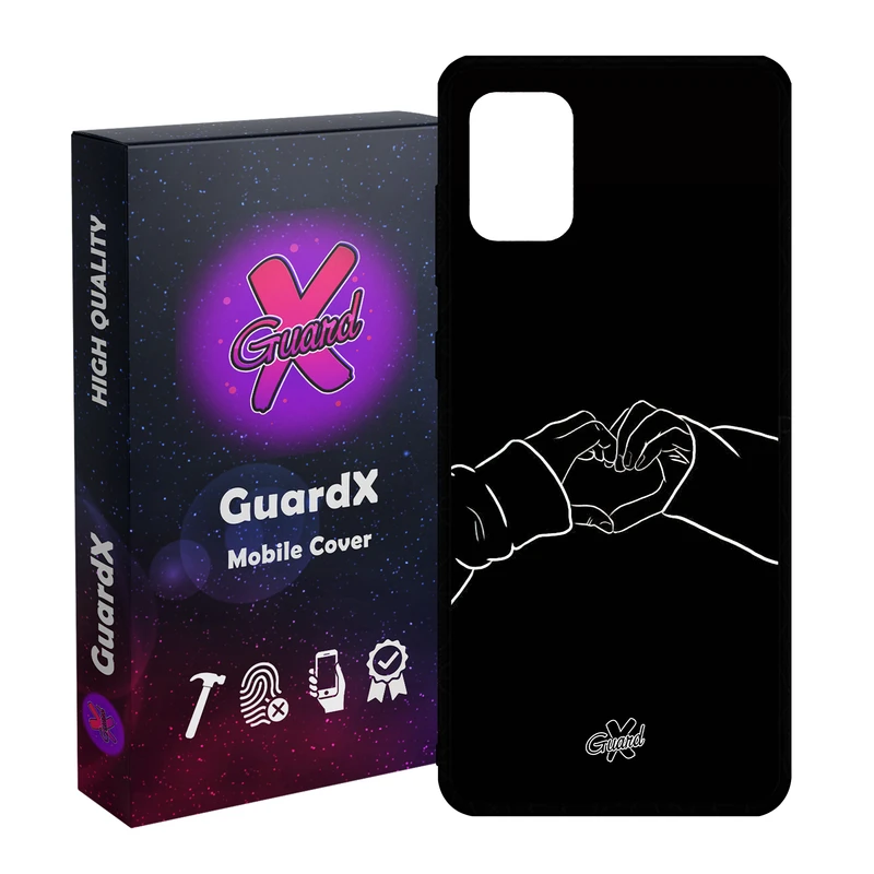 کاور گارد ایکس طرح Love مدل Glass10517 مناسب برای گوشی موبایل سامسونگ Galaxy A31