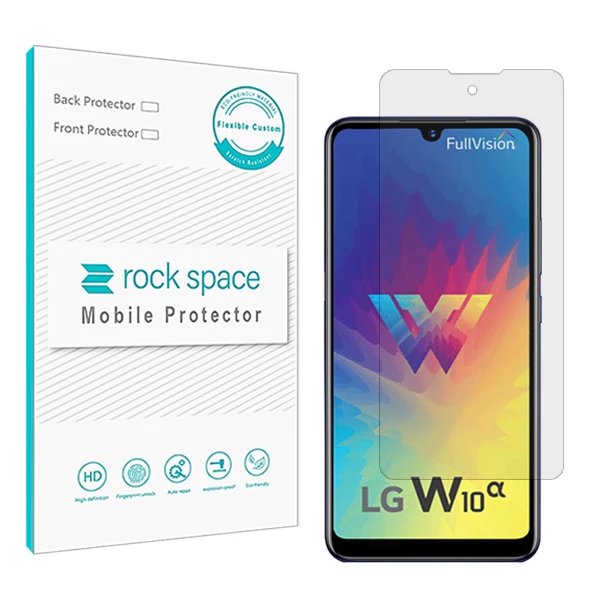 محافظ صفحه نمایش شفاف راک اسپیس مدل Hygel مناسب برای گوشی موبایل ال جي W10 Alpha