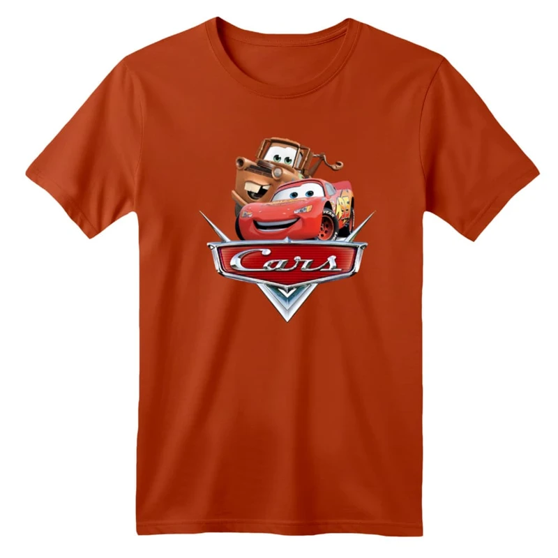 تی شرت آستین کوتاه بچگانه مدل ماشین ها کد ۴