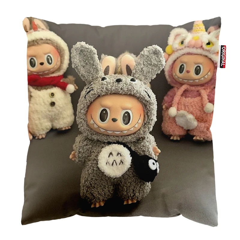 کوسن پاد آفرین مدل عروسک لبوبو کد PK301985 سایز 30*30 سانتی متر