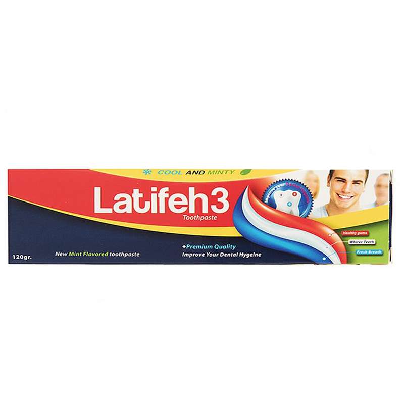 خمیر دندان لطیفه مدل Cool And Minty وزن 120 گرم خمیر دندان لطیفه مدل Cool And Minty وزن 120 گرم