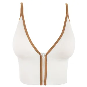 نیم تنه ورزشی زنانه مدل زیپدار کد 119