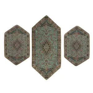 رومیزی ترمه آپادانا طرح 2 مجموعه 3 عددی