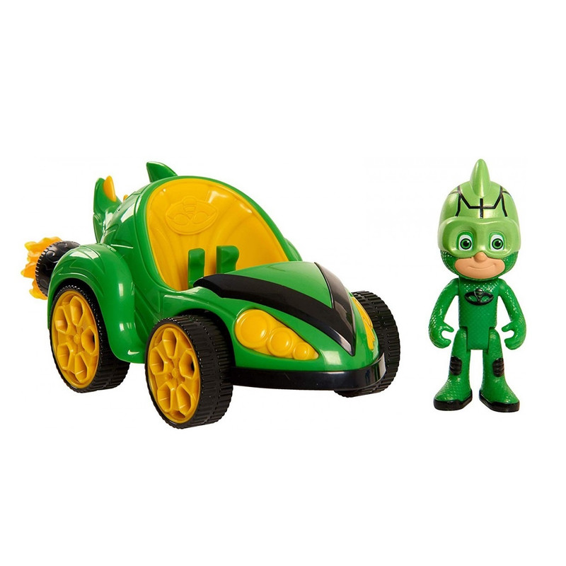 ماشین بازی جیوچی پرزیوزی طرح PJMask مدل PJMA1000 Gekko Mobile مجموعه 2 عددی