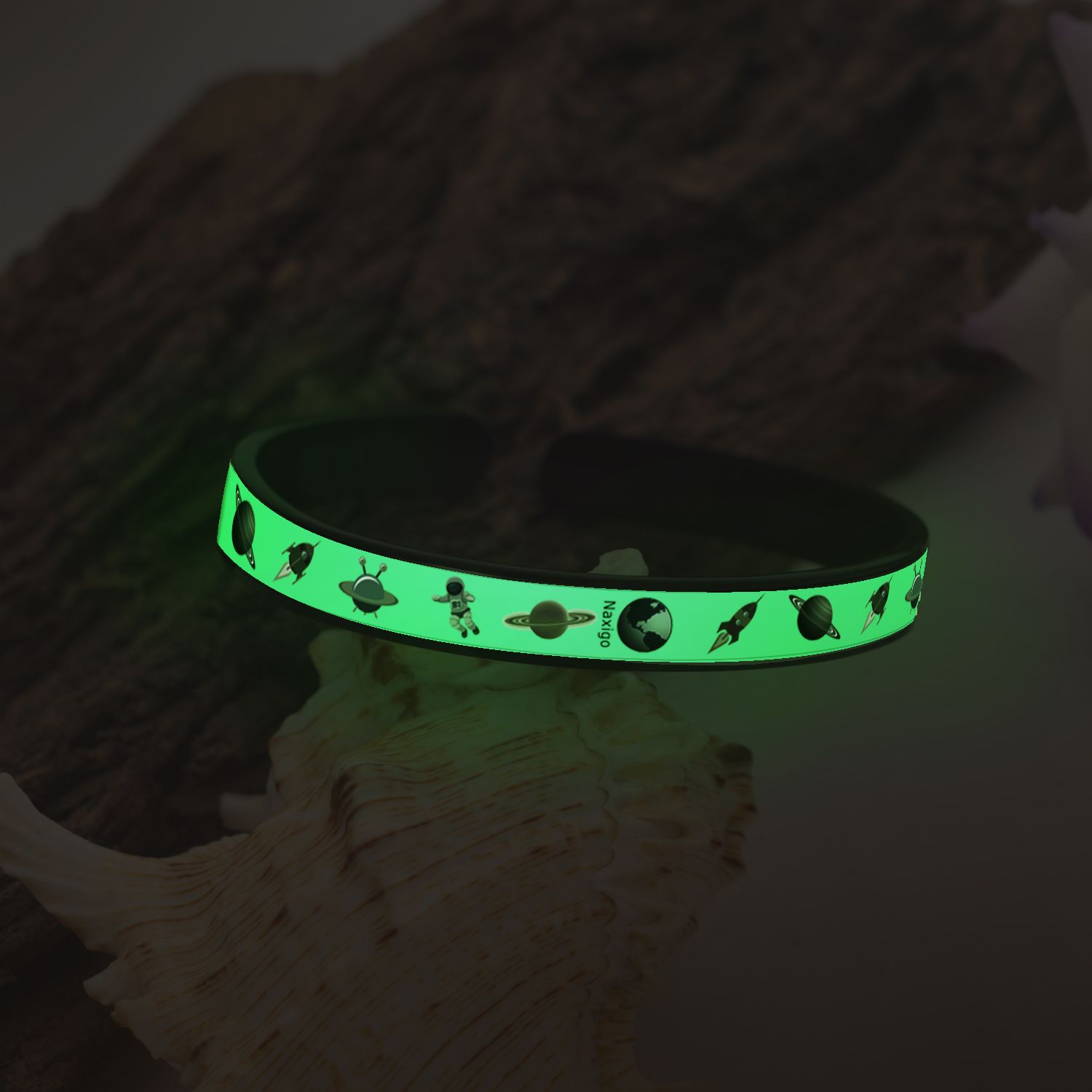 دستبند ناکسیگو طرح فضانوردی مدل BR5484 -  - 2