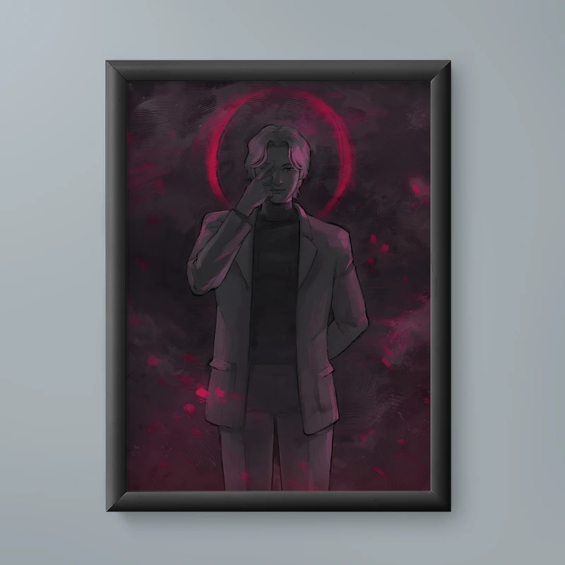 تابلو مدل انیمه یوهان لیبرت مانستر Johan Liebert Monster anime 11