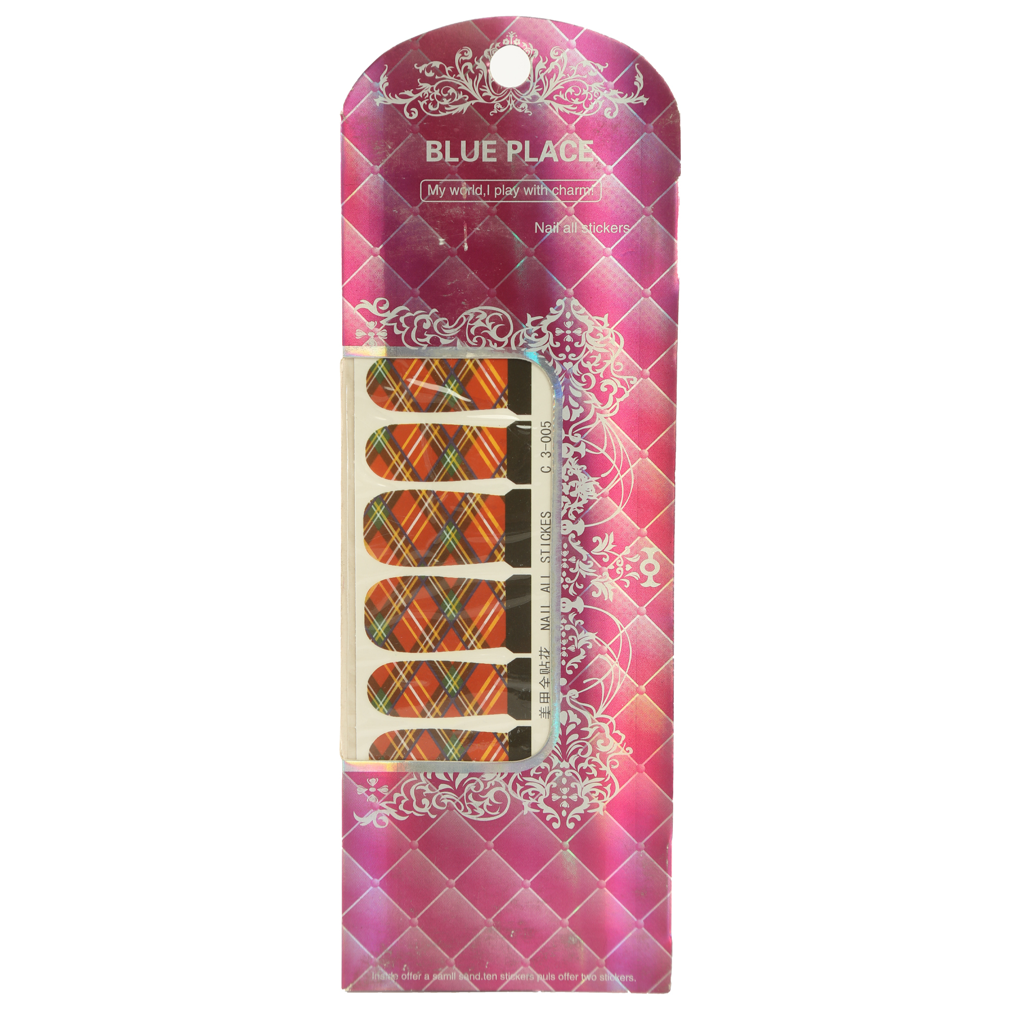 استیکر طراحی ناخن مدل M11