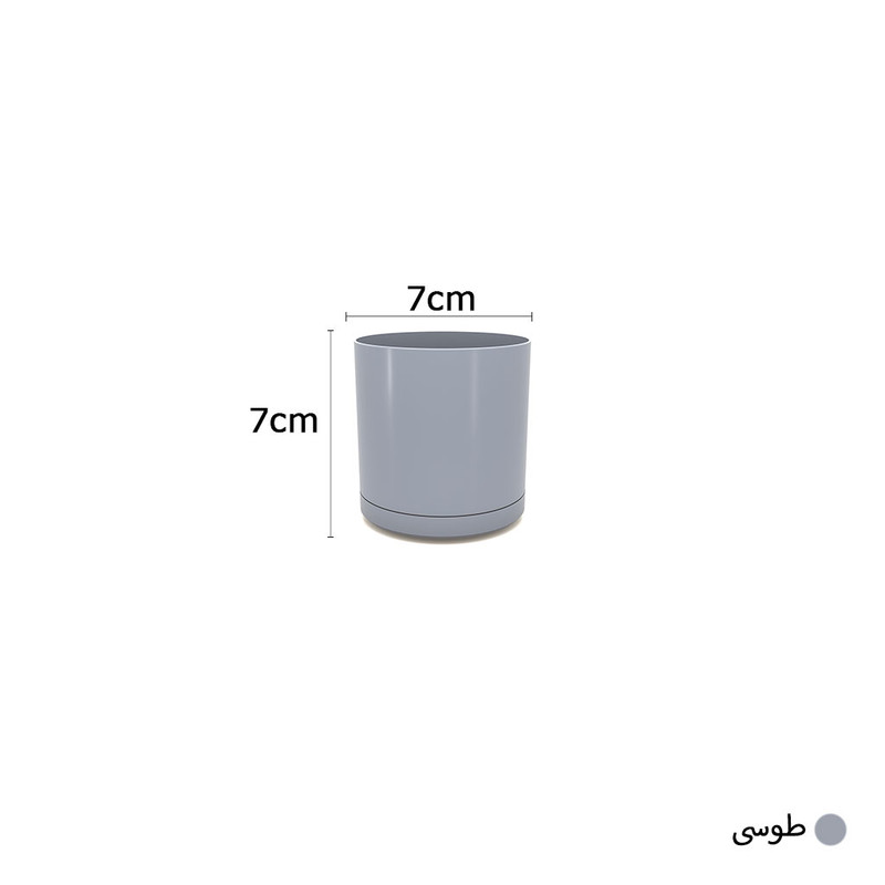 گلدان مدل استوانه ای کد 1007