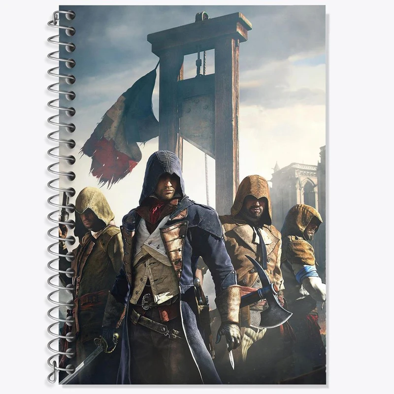 دفتر لغت 50 برگ خندالو مدل اساسینز کرید Assassins Creed کد 4976