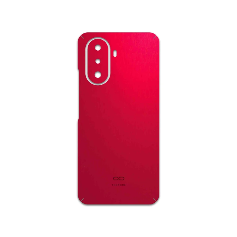 برچسب پوششی ماهوت مدل Matte-Warm-Red مناسب برای گوشی موبایل هوآوی Nova Y70