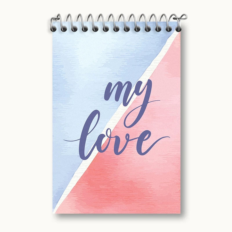 دفتر یادداشت 50 برگ خندالو مدل My Love کد F2014