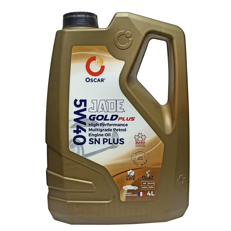 روغن موتور خودرو بنزینی، توربوشارژ، هیبریدی، تنفس طبیعی اسکار مدل GOLD PLUS 5W40 SN PLUS ENGINE OIL  SN PLUS 5W-40 حجم 4 لیتر