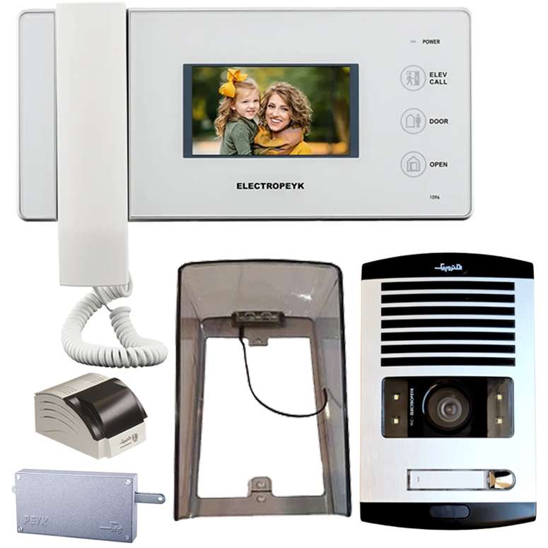 دربازکن تصویری الکتروپیک مدل FD/1086/1/1096/White