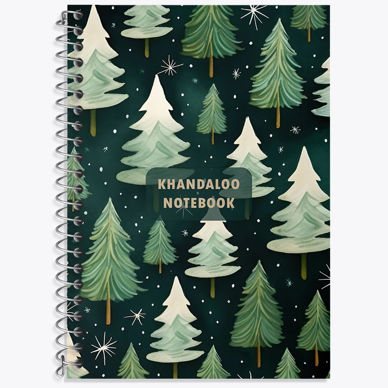 دفتر نت موسیقی 50 برگ خندالو طرح پترن درخت کد N5829