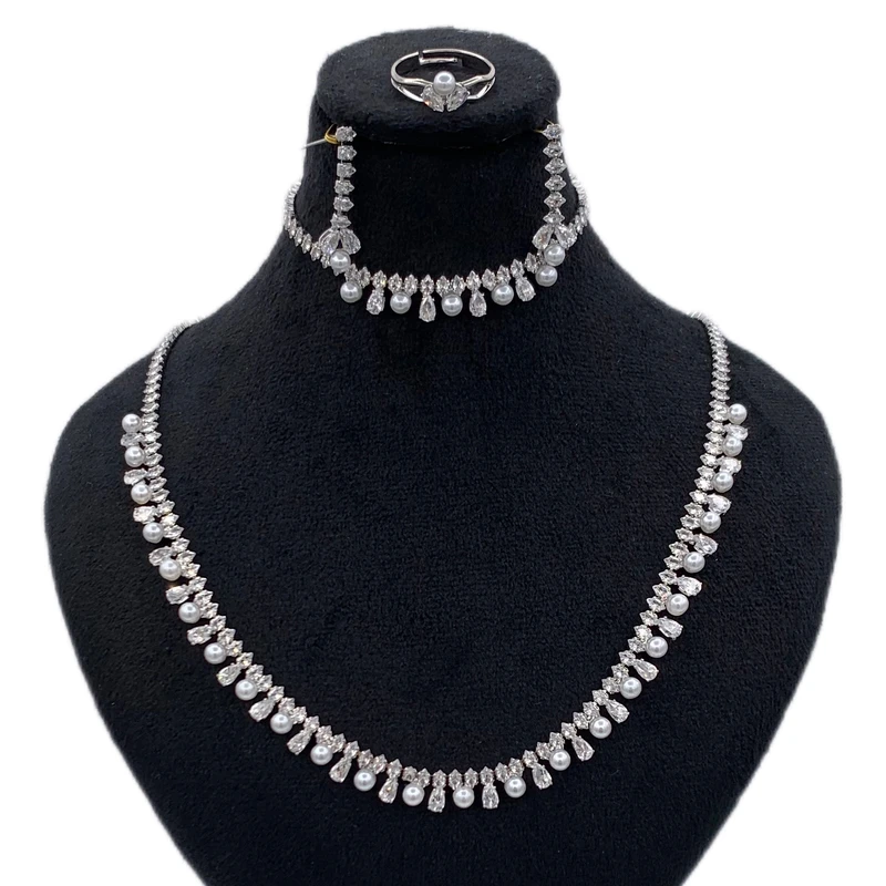 نیم ست زنانه مدل جواهری KYSER027