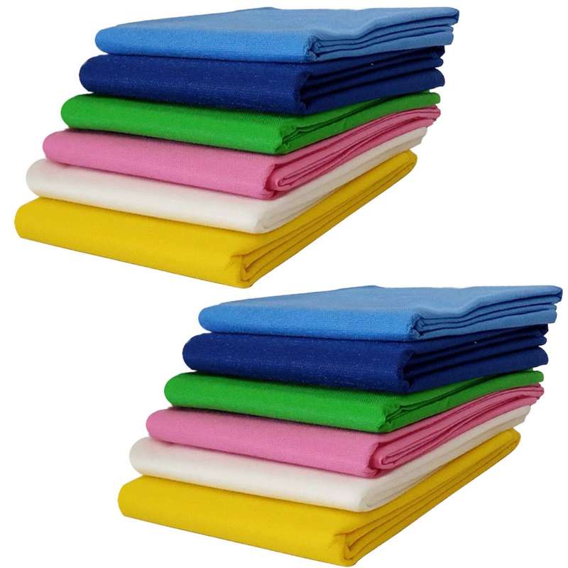 ملحفه مدل سوزنی سایز 228x80 کد 60 بسته 12 عددی