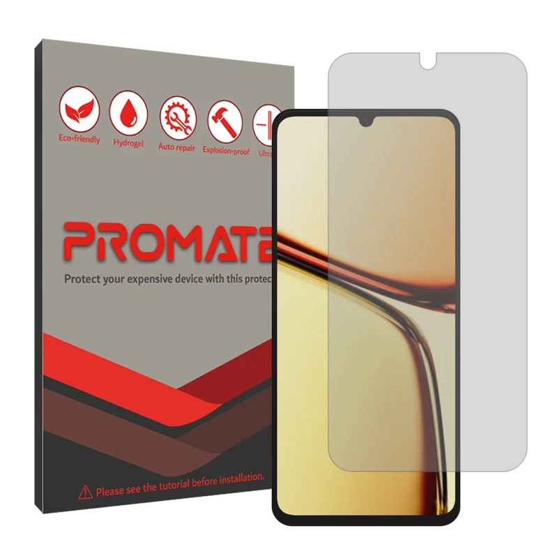 محافظ صفحه نمایش شفاف پرومیت مدل Resistant‌ مناسب برای گوشی موبایل ریلمی C61