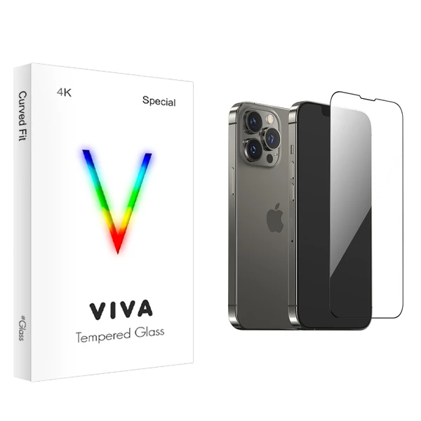 محافظ صفحه نمایش ویوا مدل 4K مناسب برای گوشی موبایل اپل iPhone 13 Pro Max