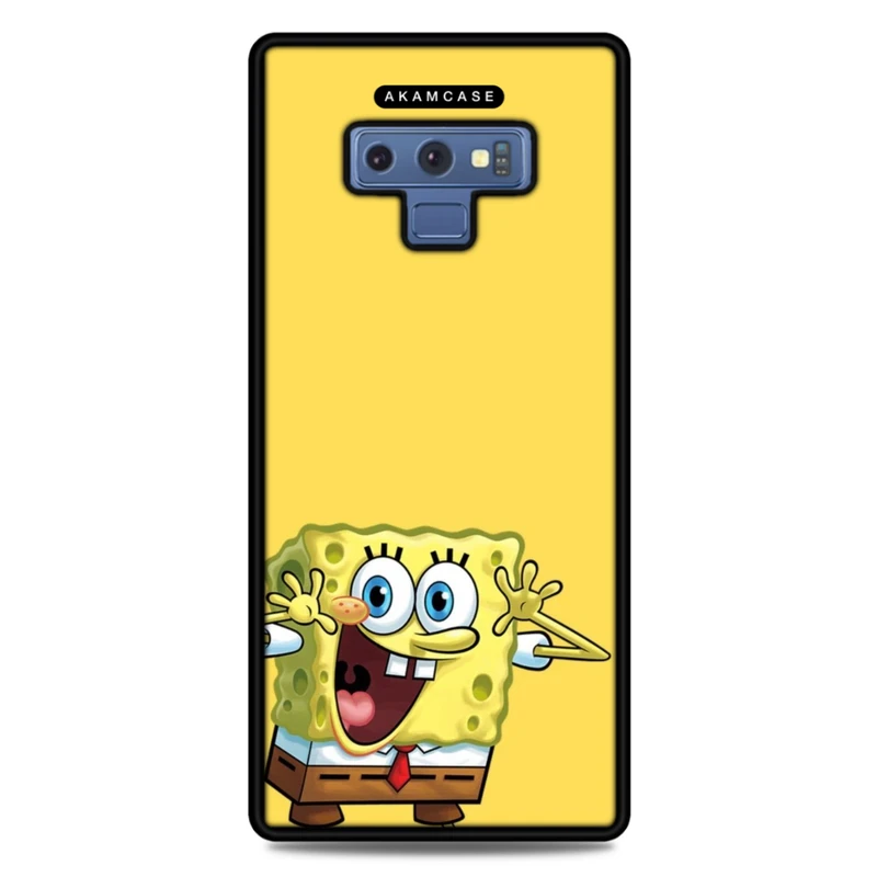 کاور آکام مدل AMC-WSGN9-SPONGE BOB11 مناسب برای گوشی موبایل سامسونگ Galaxy Note 9