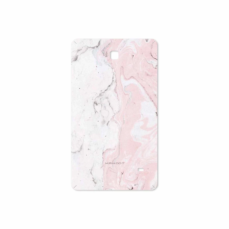 برچسب پوششی ماهوت مدل Blanco-Pink-Marble مناسب برای تبلت سامسونگ Galaxy Tab 4 7.0 2014 T231
