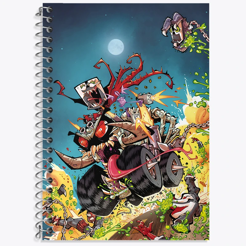 دفتر لغت 50 برگ خندالو طرح هیولایی کد N4966