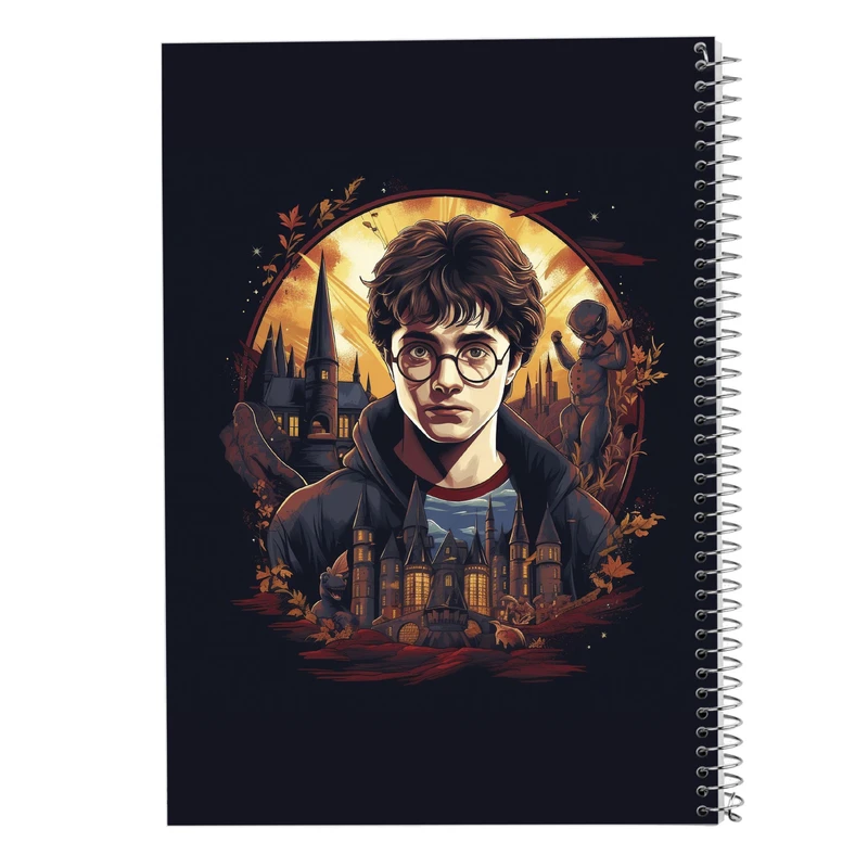دفتر شطرنجی 50 برگ مدوپد مدل هری پاتر harrypotter کد DF10210