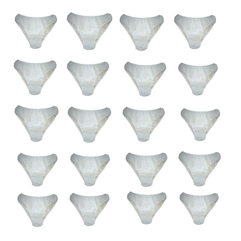 شورت زنانه طاها طب مدل یک بار مصرف کد 03 بسته 20 عددی