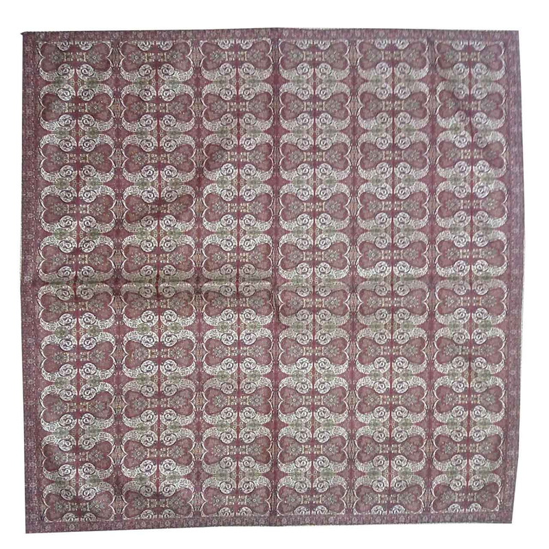 رومیزی ترمه ابریشمی کد 2026 سایز 100 × 100 سانتی متر