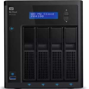 ذخیره ساز تحت شبکه وسترن دیجیتال مدل WD My Cloud PR4100 WDBNFA0320KBK 4-Bay ظرفیت 32 ترابایت