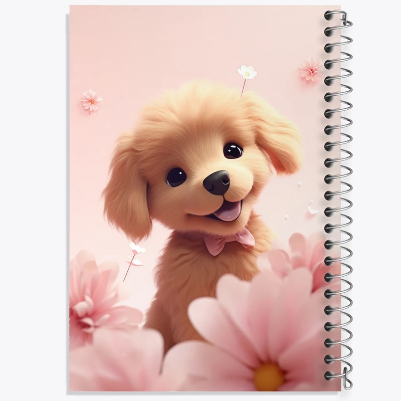 دفتر نقاشی 50 برگ خندالو طرح سگ کیوت کد F2717