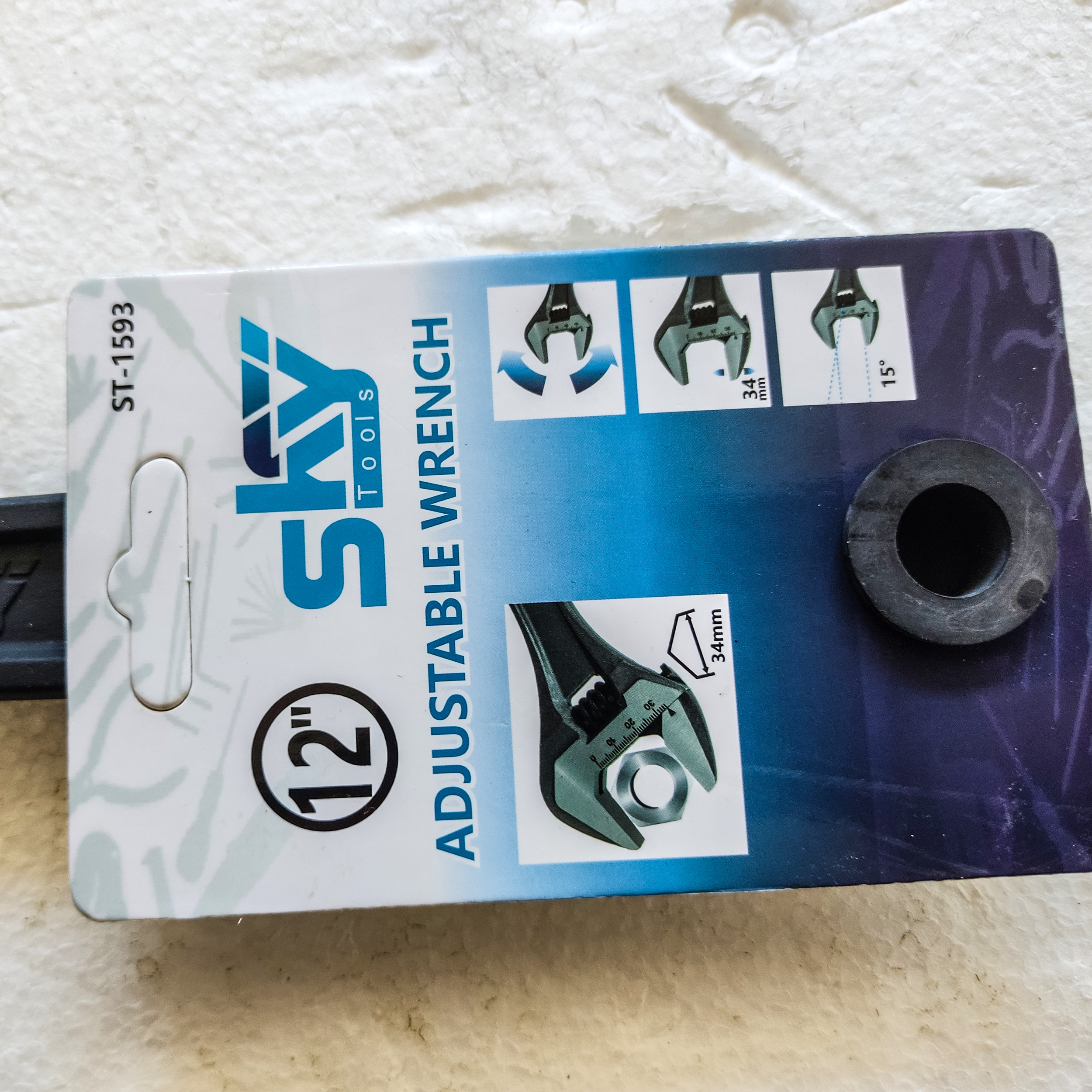 آچار فرانسه اسکای مدل TRX -12 سایز 12 میلی متر