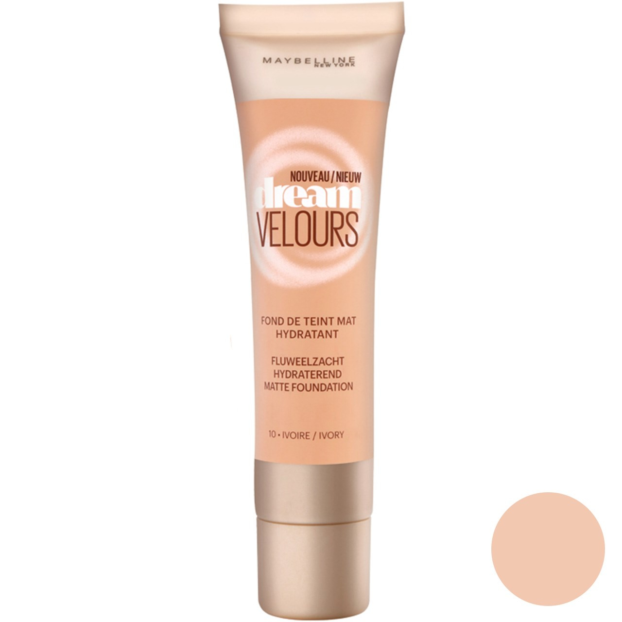 کرم پودر میبلین مدل Dream Velours No.10 حجم 30 میلی لیتر