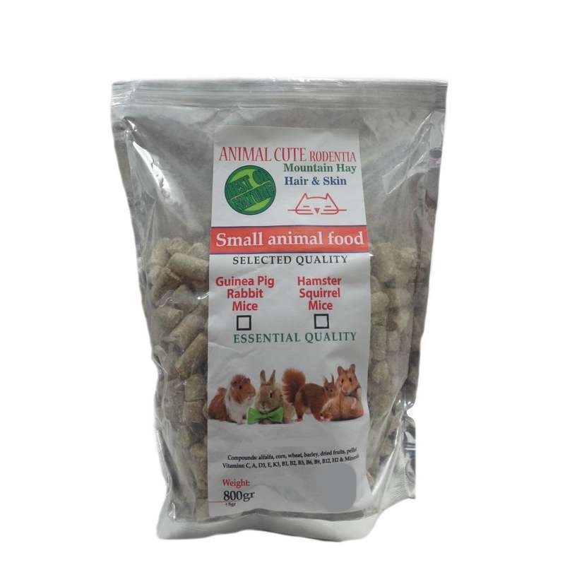 غذای خشک جوندگان انیمال کیوت مدل Redentia وزن 0.8 کیلوگرم